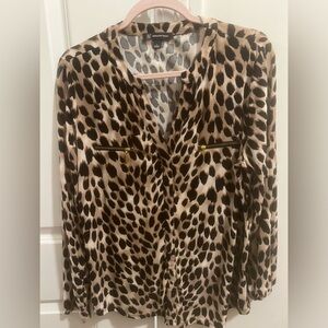 Leopard print blouse